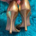 Cathy Jean  EUC T-strap metallic heel Photo 4