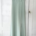 Birdy Grey | NWT Shamin Maxi V-Neck Dress with Slit in Crape Sage Photo 2