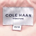 Cole Haan  Womens Size XS Blush Pink Parka Jacket Removable Hood Adjustable Waist Photo 9