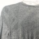 DKNY  JEANS Long Sleeve Open Front Gray Cardigan Size Medium Photo 7