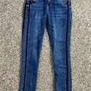 Dear John  Womens Jeans Size 25 Skinny Mid Rise Dark Wash Blue Odessa 26x27 Photo 0