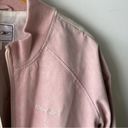 Reebok Vintage  Jacket Women’s Large Pink Retro Leather Bomber Suede Barbie Retro Photo 2