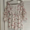 Topshop Floral Cold Shoulder Long Sleeve Romper Photo 9