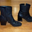 Via Spiga  Black Leather Booties Photo 1