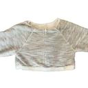 Free People  Ribbed Knit Raglan Sleeve Crop Top Casual Solid Women's Size Small Photo 1