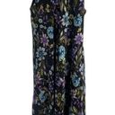 Emma & Michele  Black Floral Sleeveless Silky Lined Maxi Dress Sz Medium‎ Photo 0