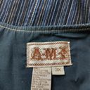 Ami Dark Blue Denim Pinstripe Vest Size 3X Vintage Western Boho Twee Y2K Preppy Photo 3