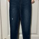 Spanx  NWT Distressed Denim High Rise Elastic Waist Jeggings size small Photo 3