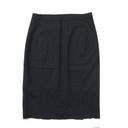 MM.LaFleur NWT  Cobble Hill 4.0 in Ink Blue Washable Wool Pencil Skirt 4 Photo 3