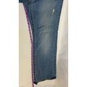 Lane Bryant  Plus Size Genius Fit Distressed Bootcut Jeans Blue Size 16 Petite Photo 9