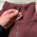 Lululemon Scuba Oversized Funnel Neck Half-Zip in Smoky Red Photo 4