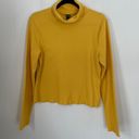 Wild Fable turtleneck top crop length mustard yellow  Photo 0