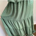 Moon River Green Frilly Ruffled Maxi Dress Wedding Summer Party Cottagecore  M Photo 7