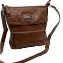 Relic  square crossbody handbag brown faux leather Photo 0