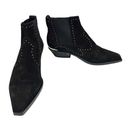 Rag and Bone  Black Suede Studded Westin Boot Photo 1