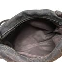 Gucci  GG Canvas Zippered Hobo Bag Black Brown Photo 4