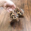 Carlos Santana  • Friday sandals leopard pony hair gold braid strap wedge Photo 8