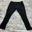 Tuff Athletics  black waistband logo on the back leggings, size L athleisure Photo 8