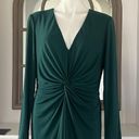 Ralph Lauren Lauren  Twist Front Jersey Gown in Green, Size 16 New w/Tag $225 Photo 7