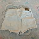 American Eagle Outfitters White Jean Shorts Photo 1