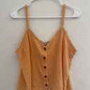 O'Neill O’Neill Mustard Button Front Tank Top Photo 0