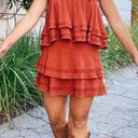 Show Me Your Mumu Aiden Mini Skirt In Burnt Sienna Photo 1