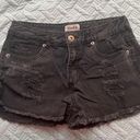 Mudd Black Denim Shorts Photo 0