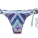 Raisin's  Womens Swimwear Bikini Bottom Size Small Multi-Color Geo Pattern Swim Photo 0