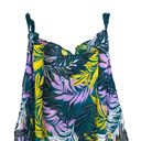 Beach Club Palisades  Tropical‎ Swim Cover Up Bamboo Semi-Sheer Textured XL/XXL Photo 10