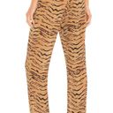 We Wore What NWT  XS Tiger Print High Rise Flare Pants Photo 3