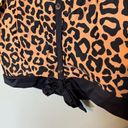 REEF Coral  Kylie Leopard Print Swim Top size M, 8-10 Photo 3