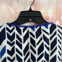 Coldwater Creek  Blue Patterned Beaded Tunic Top Photo 7