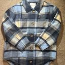 American Eagle AE Oversized Plaid Flannel Coat Photo 7