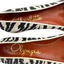 Charlotte Olympia Kitty Cat Capri Zebra Espadrille Flats, EU 37.5 US 7-7.5 Photo 11