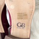 Gianni Bini GB  Sz 9 M Burgundy Red Leather Ankle Booties Boots Nubuck Fall Photo 11