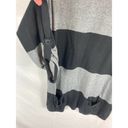 Caslon  Oversized Sweater Striped with Pockets size Petite XS Photo 2