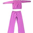 Hanes  Sweatpants (M) and Sweatshirt (S) Womens Used Pink 2 Piece Photo 11