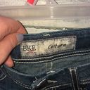 BKE  culture jean shorts distressed jean shorts darker in color size 26​​ Photo 3