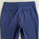 J.Crew Hayden Kickout Crop Pants Womens Sz. 10 Navy Bi-Stretch Cotton Workwear Photo 7