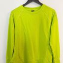 Sweaty Betty  London Long Sleeve Pullover Sweatshirt Neon Green Size XS Athletic Photo 1