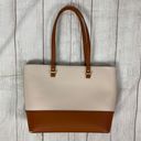 Lovevook large shoulder tote purse white and tan Photo 3