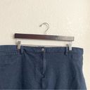 Talbots  Womens Skirt Blue Denim Stretch Pencil Straight Plus Size 20 Photo 2