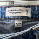 Abercrombie & Fitch Curve Love Medium Destroy High Rise 90s Relaxed Jeans Photo 7
