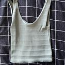 By Together Light Blue Ribbed Tank Photo 0