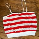 Women’s vintage 80s strappy crop top Shirley of Atlanta size large Photo 0