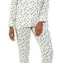 Plush SILKY FLORAL LONG SLEEVE +‎ PANTS PJ SET WITH EYE MASK CRÈME/BLACK Black Size M Photo 0