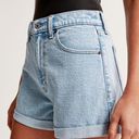 Abercrombie & Fitch High Rise Mom Jean Shorts Photo 1