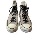 Converse  Run Star Hike Sherpa Trim Suede Gray High Top Boot Women's Size 172499C Photo 3