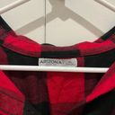 Arizona Jeans Arizona Jean Co. Plain red and black XL button down women shirt Photo 2