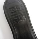 Givenchy  4G Black Leather Silver Logo Slides Photo 10